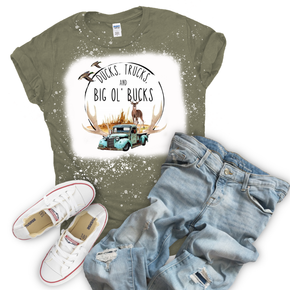 Ducks Trucks and Big Ol' Bucks T-shirt