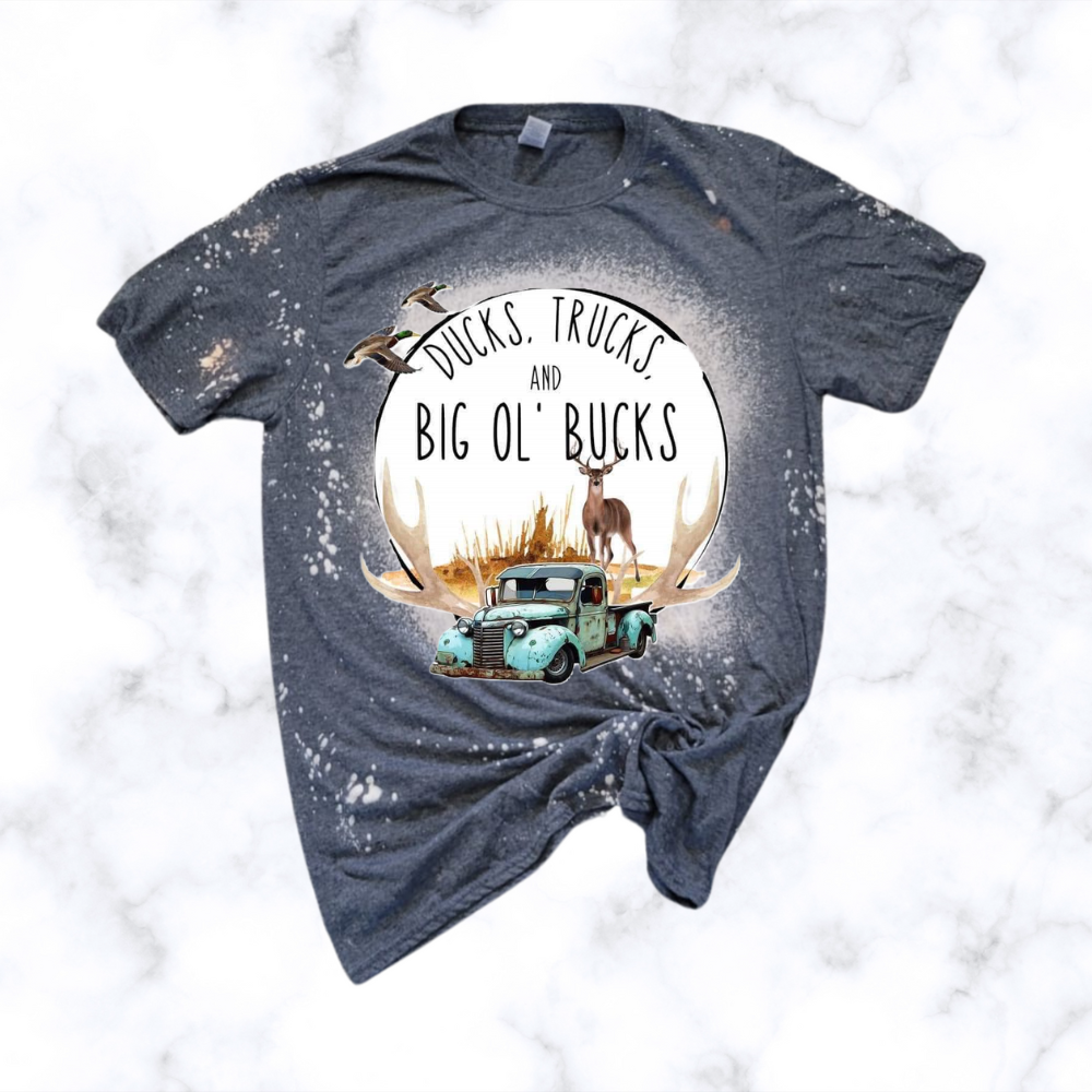 Ducks Trucks and Big Ol' Bucks T-shirt