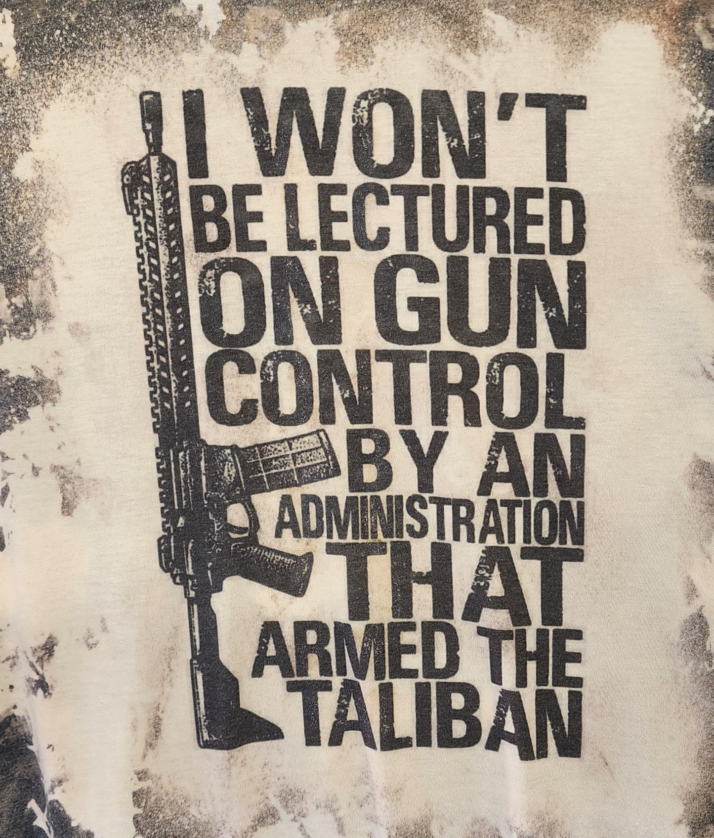 I Want Be Lectured on Gun Control t-shirt