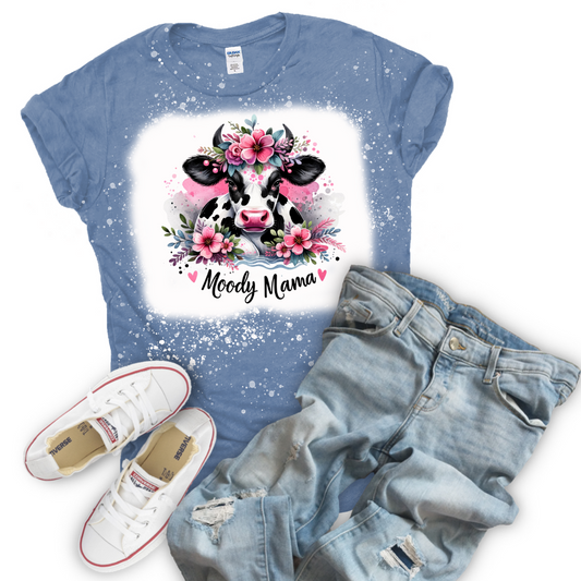 Moody Mama Bleached T-shirt