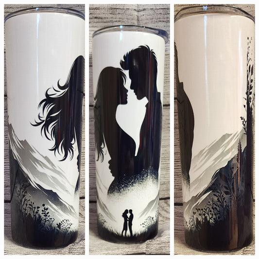 20oz Couple Silhouette Tumbler
